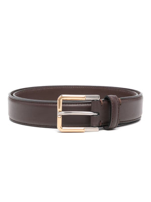 ETRO Dual-Tone Leather Belt for Men - FW24 Collection