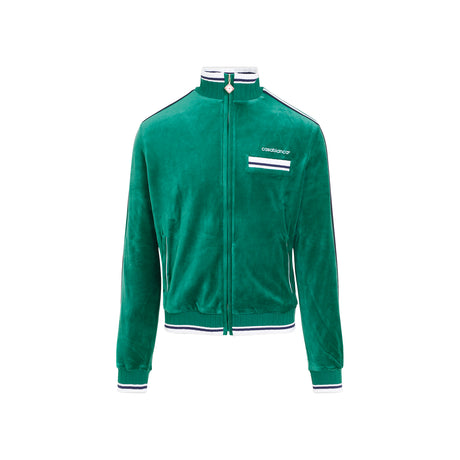 CASABLANCA Velour Track Jacket for Men - Fall/Winter 2024