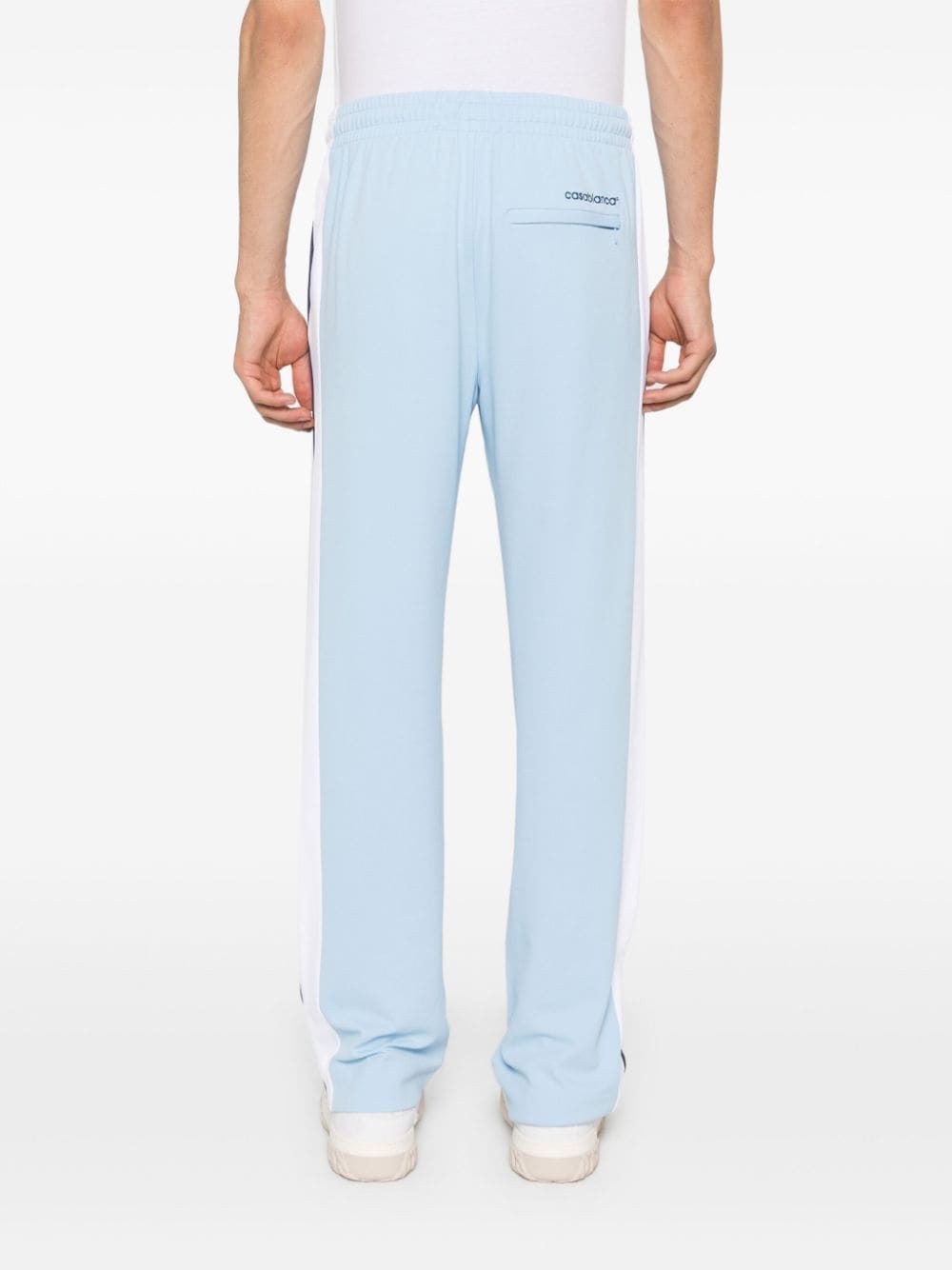 CASABLANCA Elegant Track Trousers in Pale Blue