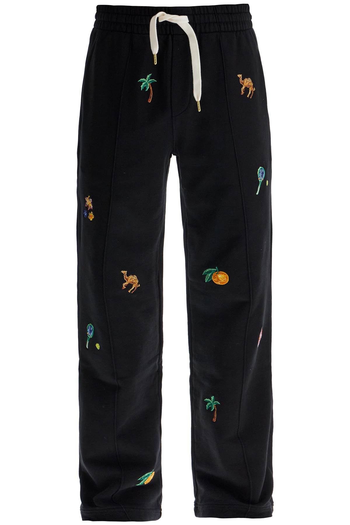 CASABLANCA Elements in Crayon Embroidered Straight Leg Joggers – Size M