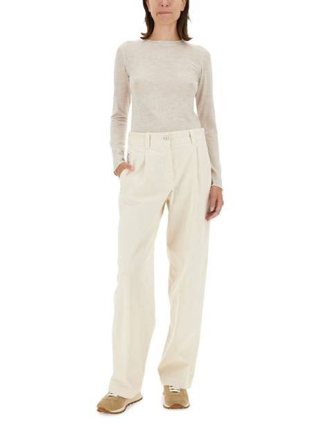 BRUNELLO CUCINELLI Women's Baggy Fit Pants - Size 40