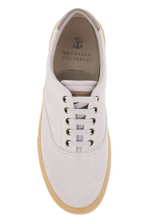 BRUNELLO CUCINELLI Suede Lace-Up Sneakers for Men