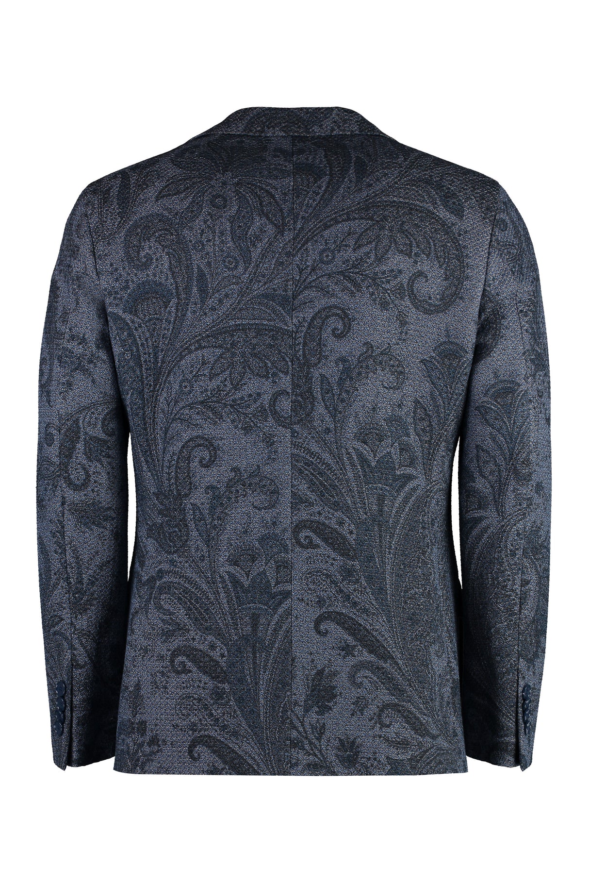 ETRO Classic Single-Breasted Jacket with Paisley Motif