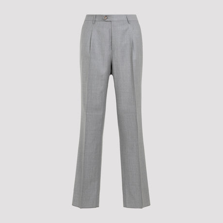 ETRO Single Pleat Wool Pants for Men