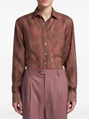 ETRO 3-Fabrics Classic Dress Shirt