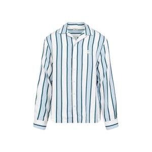 ETRO Men's Blue Viscose Bowling Shirt for SS24