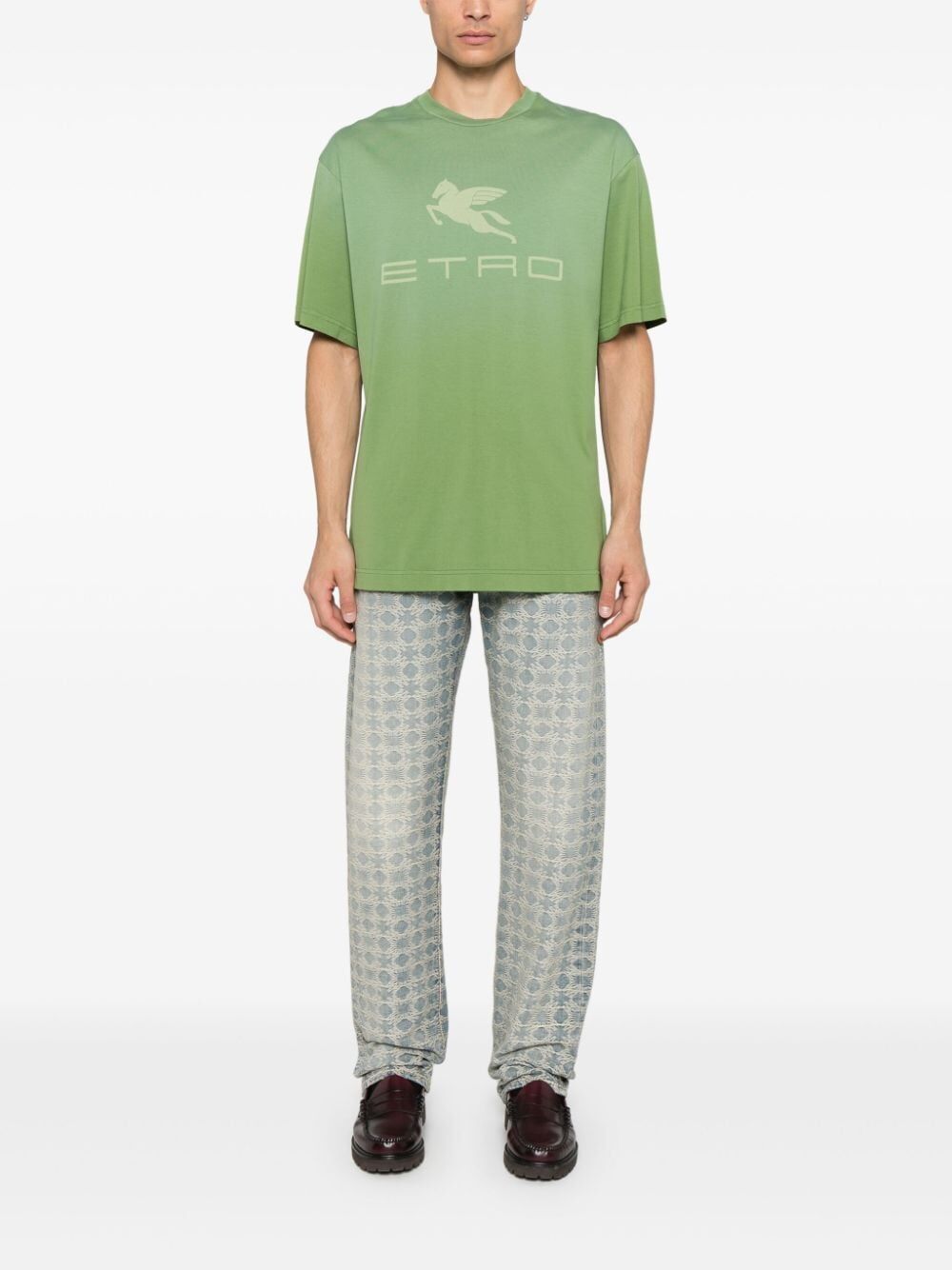 ETRO Logo Print T-Shirt for Men - FW24 Collection