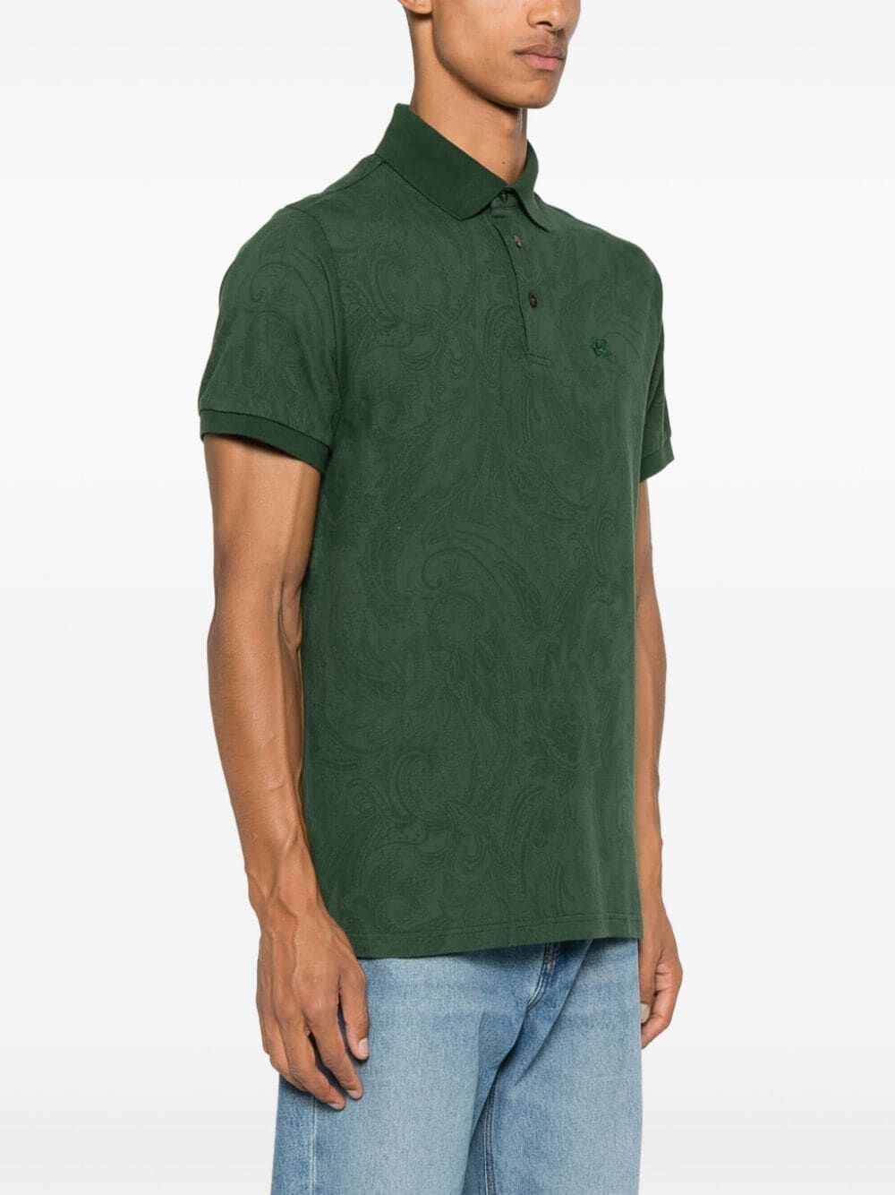 ETRO Tonal Paisley Print Polo Shirt - FW24 Edition