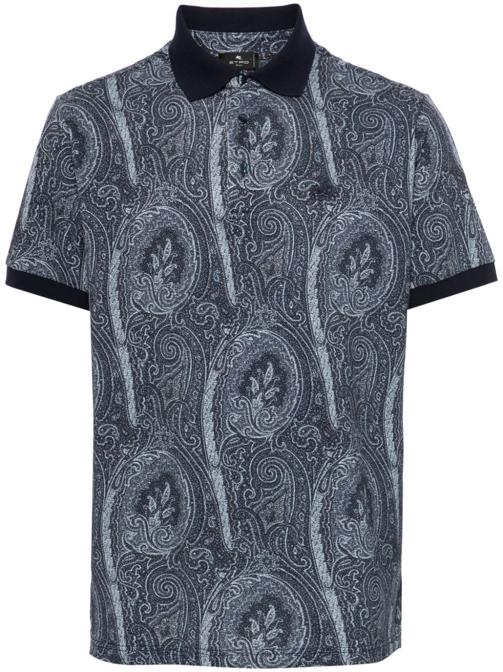 ETRO Men's Stylish Printed Polo for FW24