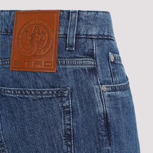 Áo Jeans Nam Màu Xanh SS24