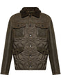 ETRO Men's Quilted Jacket with Faux-Fur Collar and Pockets