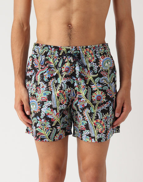 ETRO Paisley Print Logo Swim Shorts - Mini Length