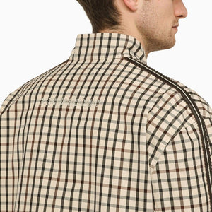 WALES BONNER Light Jacket with Checkered Pattern for Men's SS24 Collection