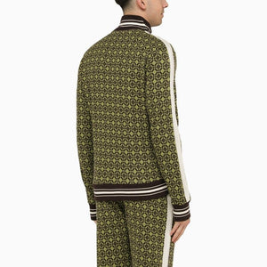 WALES BONNER Multicolor Cotton Jacquard Zip Sweatshirt for Men