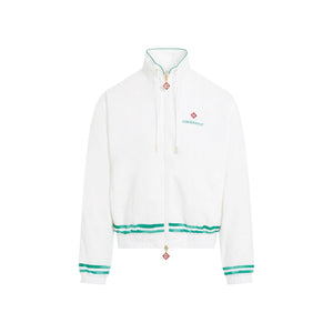 Casablanca Printed Track Jacket for Men - SS24 White