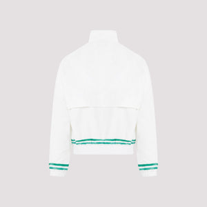 Casablanca Printed Track Jacket for Men - SS24 White