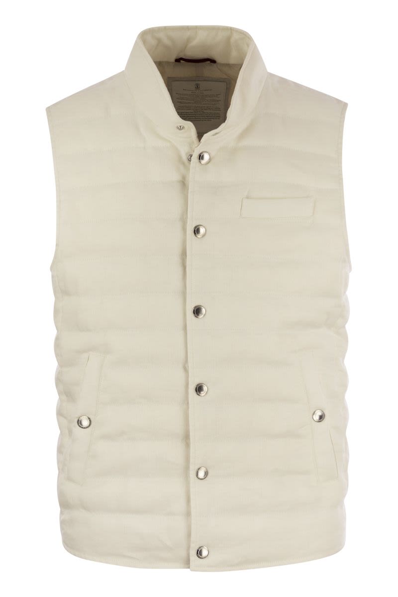 BRUNELLO CUCINELLI Lightweight Sleeveless Down Jacket