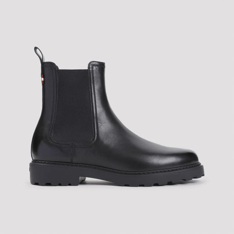 BALLY Giày boot da thanh lịch với gót mini