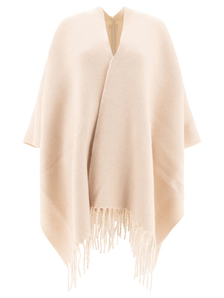 Áo Poncho Đan Đôi Bằng Len và Cashmere