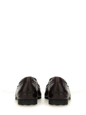 BALLY Sophisticated Leather Moccasins for Men