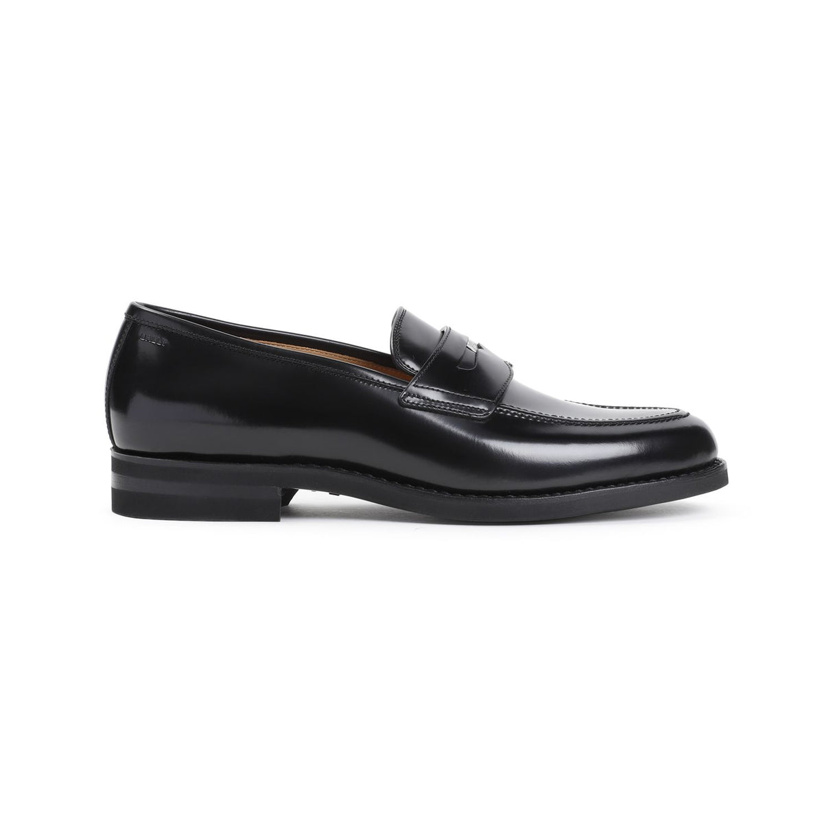 BALLY Classic Black Leather Loafer