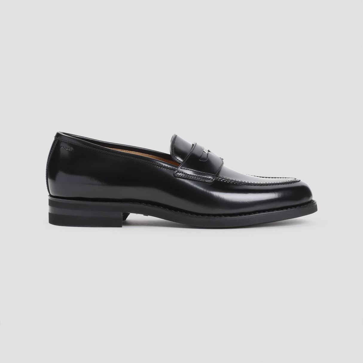 BALLY Classic Black Leather Loafer