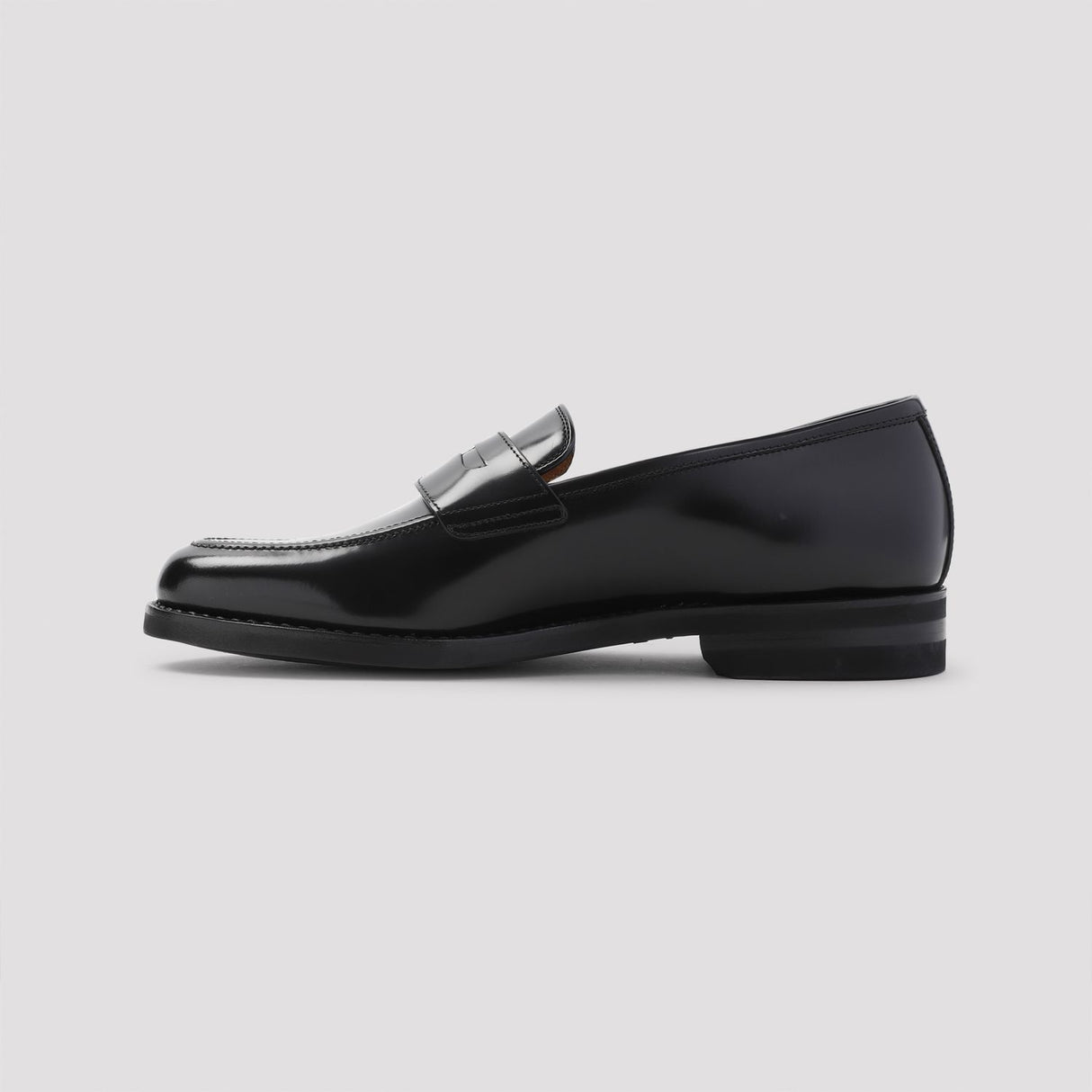 BALLY Classic Black Leather Loafer