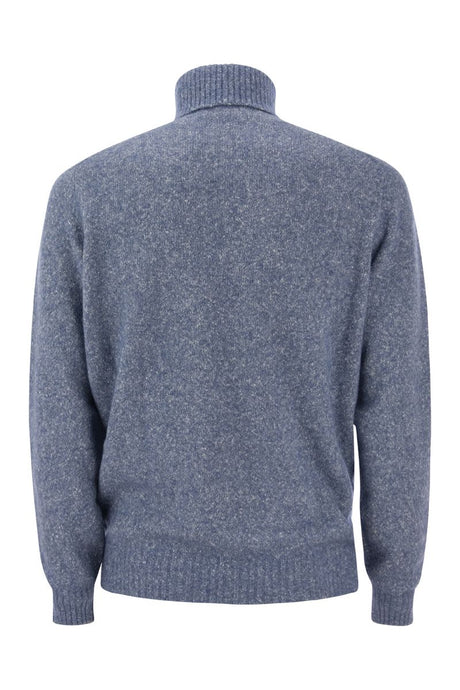 BRUNELLO CUCINELLI Luxurious Turtleneck Sweater in Alpaca Blend - Men's Fashion Essential