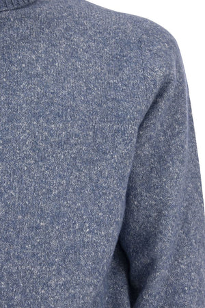 BRUNELLO CUCINELLI Luxurious Turtleneck Sweater in Alpaca Blend - Men's Fashion Essential