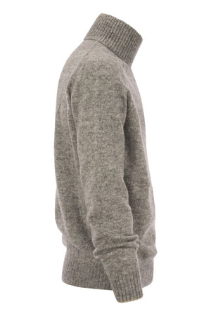 BRUNELLO CUCINELLI Luxurious Turtleneck Sweater in Alpaca Blend - Men's Fashion Essential