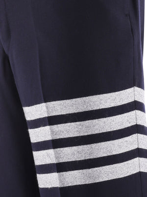 THOM BROWNE Classic 4-Bar Wool-Cashmere Trousers