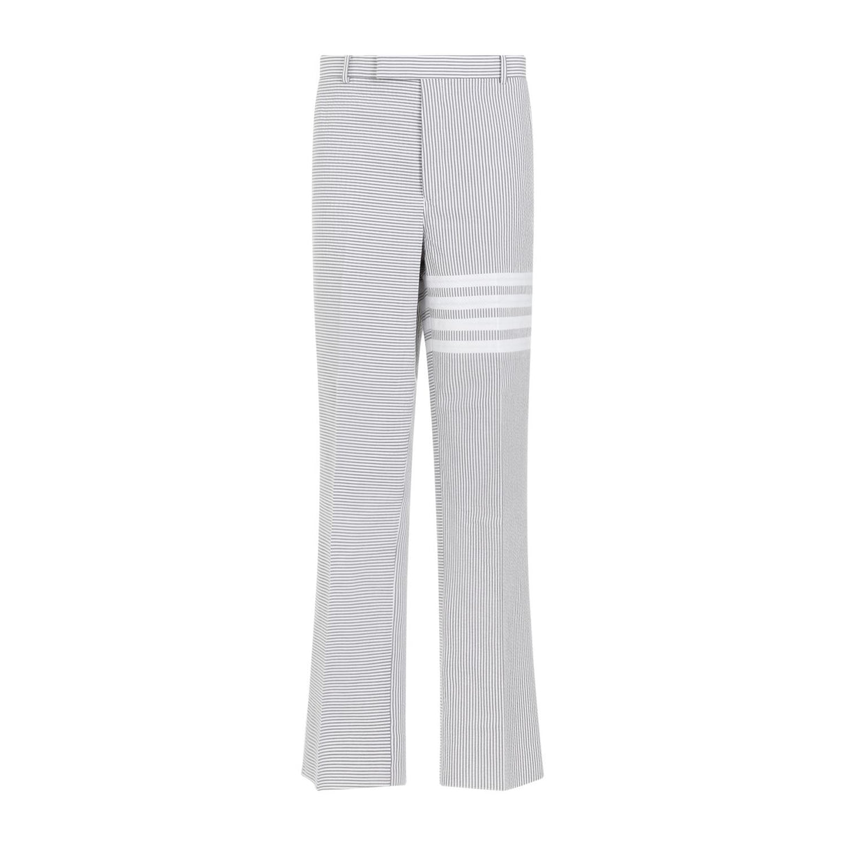 THOM BROWNE Men's Gray Low Rise Beltloop Pants for SS24