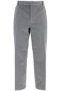 THOM BROWNE Medium Grey Cotton Utility Chino Pants