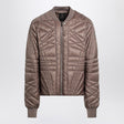 MONCLER RICK OWENS Quilted Down Jacket for Men - Dust Shade