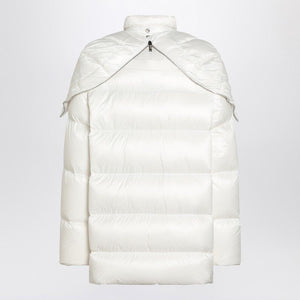 MONCLER RICK OWENS Men's Quilted Down Jacket with Removable Scarf