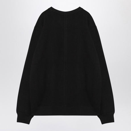 MONCLER RICK OWENS Men's Black Crewneck Sweatshirt