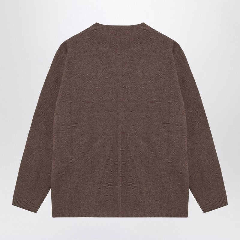 MONCLER RICK OWENS Crew-Neck Dust Wool Jumper