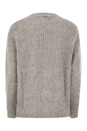 HERNO Elegantly Crafted V-Neck Sweater - Regular Fit