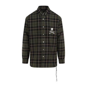 MASTERMIND JAPAN Classic Plaid Shirt for Men - Cotton Comfort