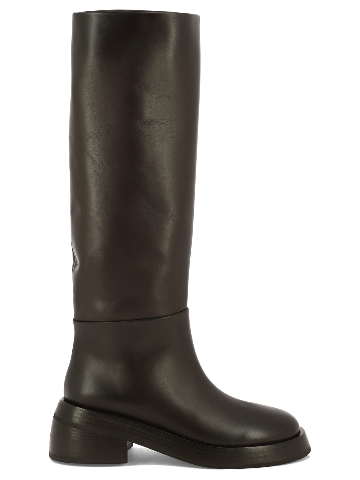 Brown Pull-On Boots cho Nữ từ Bộ Sưu Tập FW24