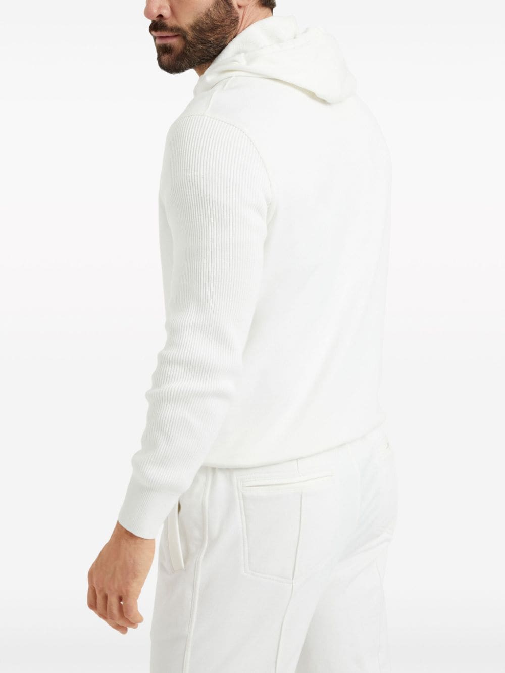 BRUNELLO CUCINELLI 2024 Men's WHITE Turtle Neck Sweater - 24SS Collection