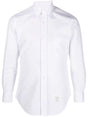 THOM BROWNE Classic Long Sleeve Shirt with CF GG Placket - Perfect for Fall 2024