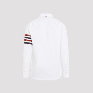 THOM BROWNE Classic Straight Fit Long Sleeve Shirt