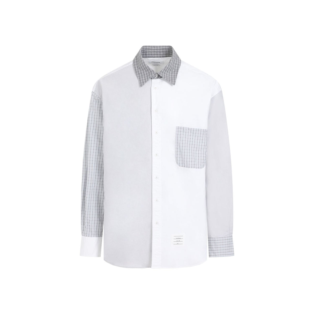 THOM BROWNE Men's Oversized Long Sleeve Shirt - SS24 Collection