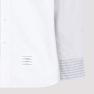 THOM BROWNE Men's Oversized Long Sleeve Shirt - SS24 Collection