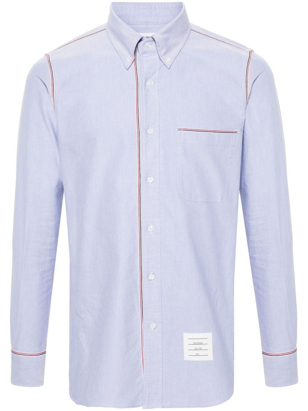 THOM BROWNE Men's Straight Fit Button-Down Shirt - FW24 Collection