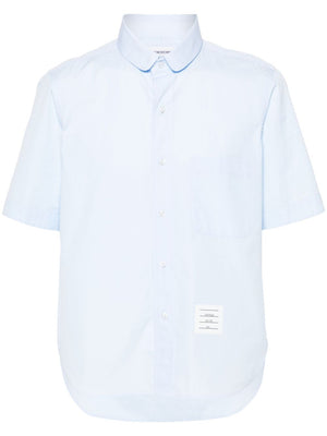 THOM BROWNE Classic White Cotton Poplin Shirt