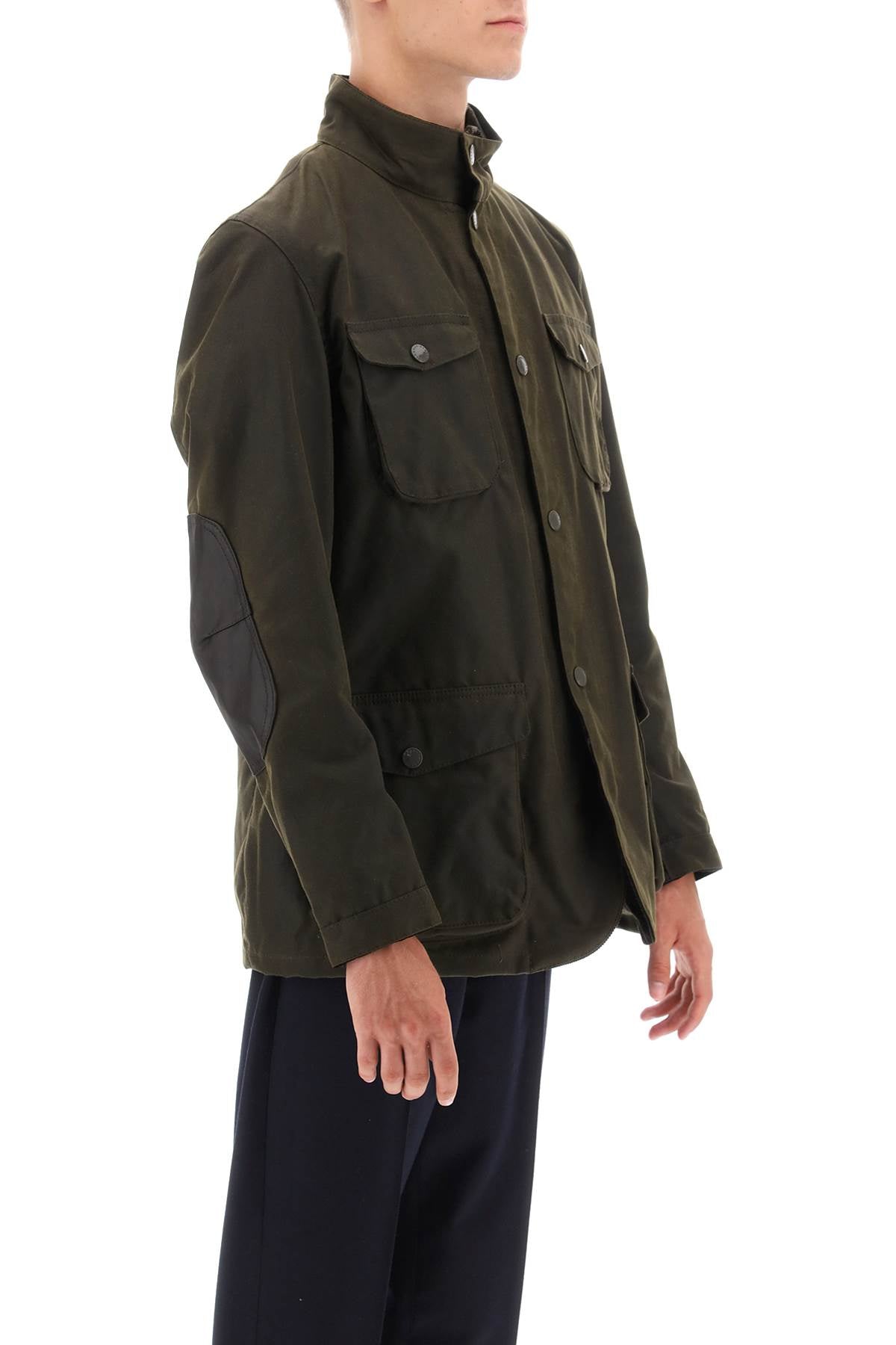 BARBOUR Stylish and Rugged Waxed Jacket for Men in Classic Green