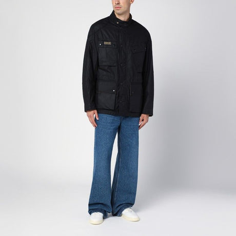 BARBOUR Men's Waxed International Jacket - Classic Black