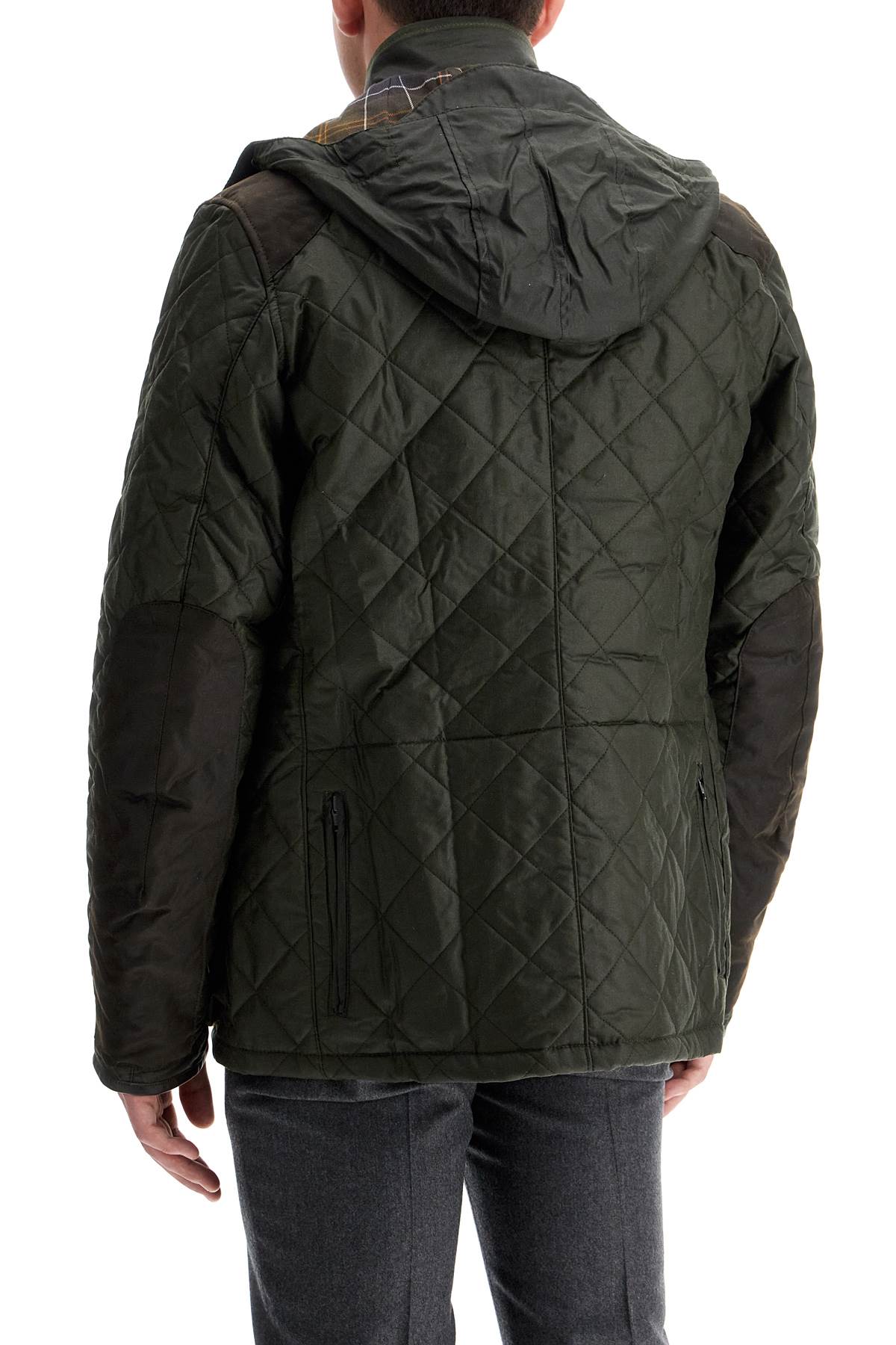 BARBOUR Men's Quilted Waxed Cotton Driving Jacket